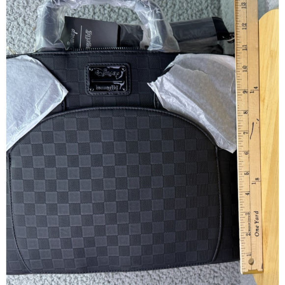 Disney Loungefly Womens 12X11X4 Black Mickey Ears Tote Purse NWT - Picture 14 of 16